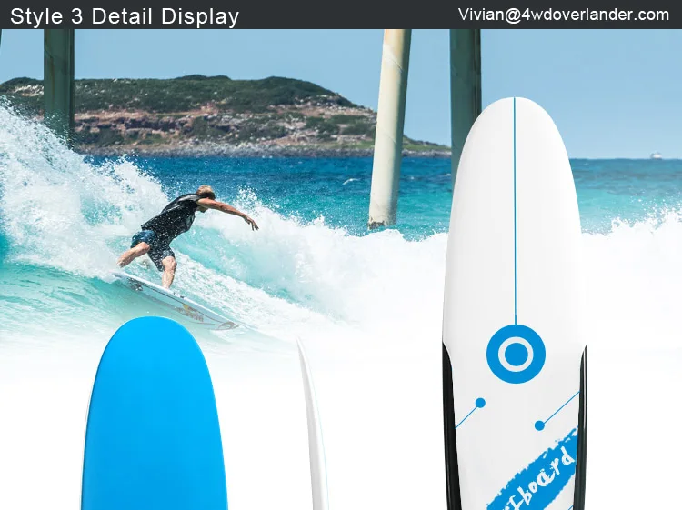 Custom Fish Pu Eps Fiberglass Polyurethane Foam Surfboard With Fins