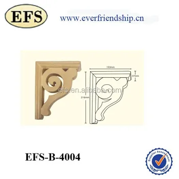 Decorative Solid Wood Scroll Shelf Bracket Decorative Solid Wood Scroll Shelf Bracket