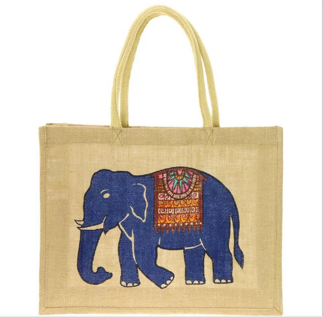 Wholesale Customized Eco Friendly Jute Shopping Tote Bag Buy Jute Bag