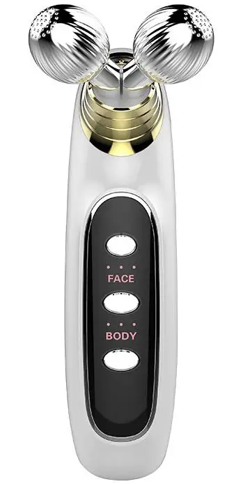 2019 亚马逊热销脂肪辊 usb 可充电 y 形 3d 面部减肥按摩器滚轮按摩