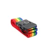 Adjustable Security Rainbow TSA Luggage Strap with 3-dial Combination Lock