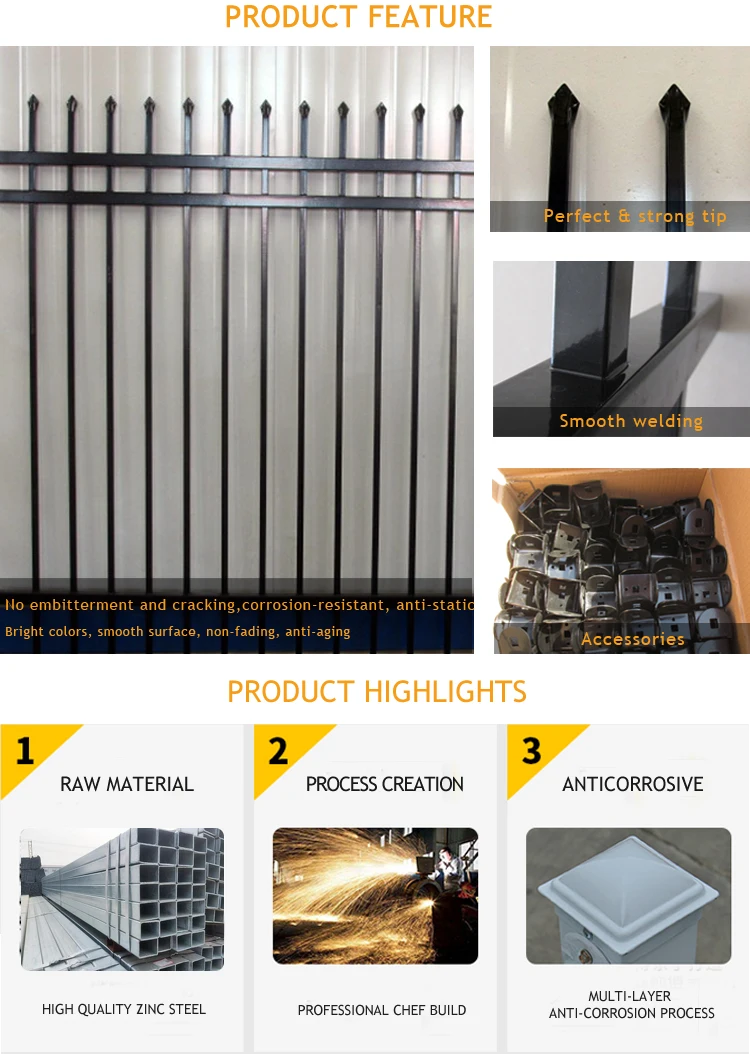spear top steel fence 4