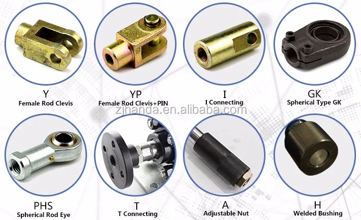Hanlida product promotion price double acting tractor loader hydraulic cylinder