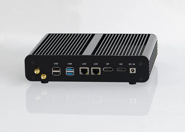Partaker B13 Mini PC Core i7 7560U Dual LAN 2*DDR4 Ram DP Barebones Mini Computer 4K HD 8USB Mini Gaming pc