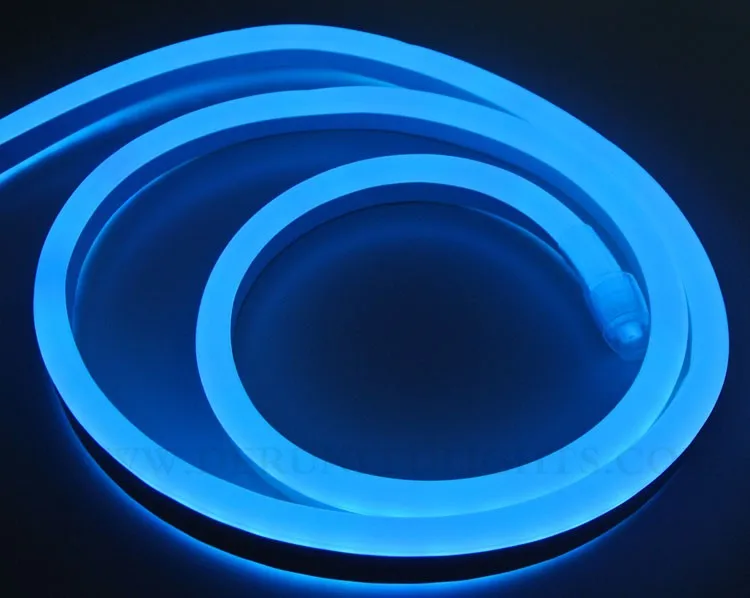 2835 120leds/m 50m 220v防水柔性led霓虹灯