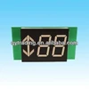 7 segment arrow elevator floor number display