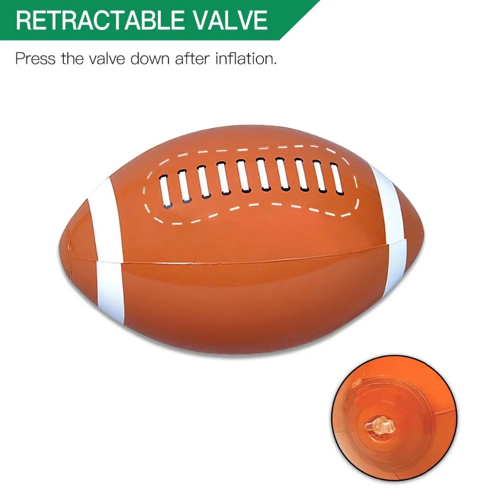 LC Novelty Place Inflatable Football - Blow up Beach Rugby Ball