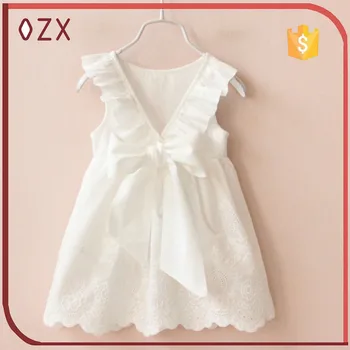 White Smocked Dress