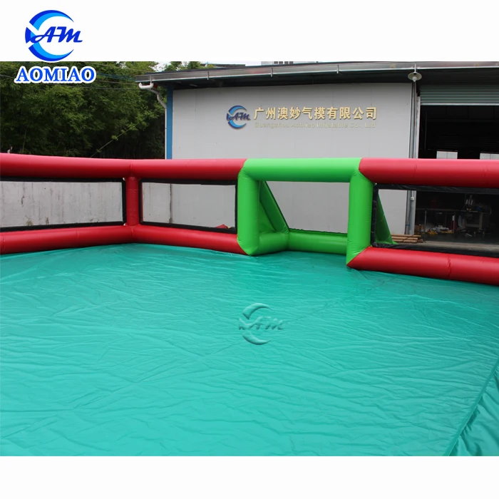 Hot Sale Inflatable Soap Football/Soccer Field Giant football pitch