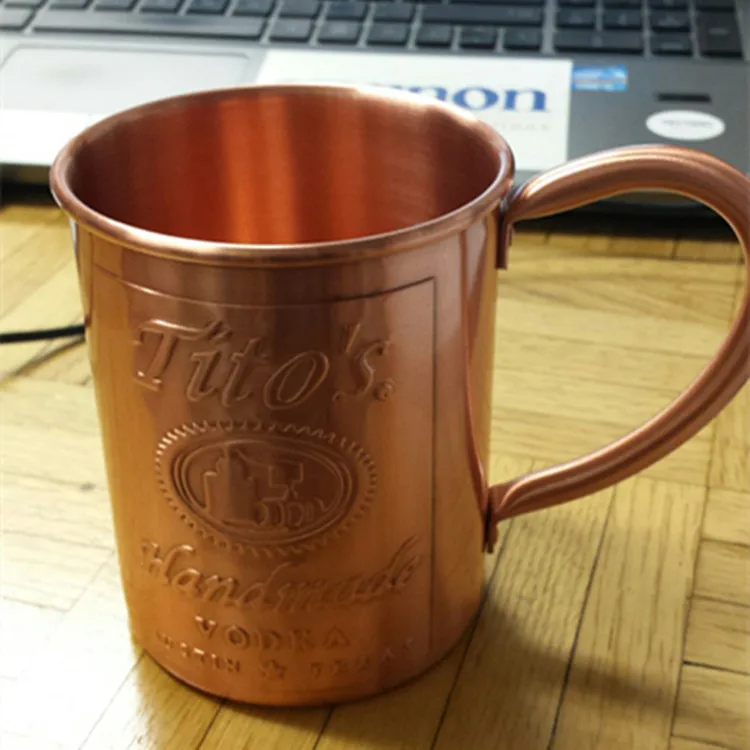 Whole Moscow Mule Coffee Mug Cup Aluminum Customized Laser Whole Moscow Mule Coffee Mug Cup Aluminum Customized Laser Logo Pure Copper