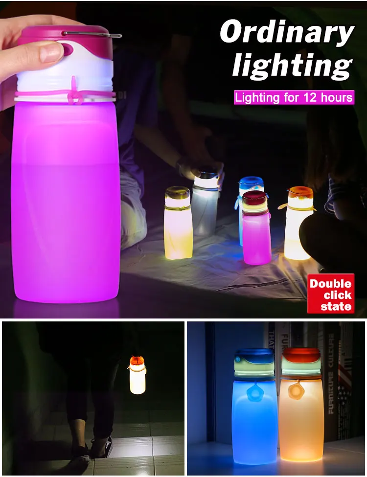 Water Bottle With Led Light