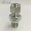 Stainless Steel 316 Straight Tube Fitting with VCO O-Ring Face Seal