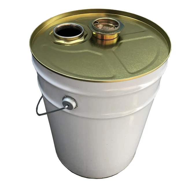 Un Approved Metal Steel Tin 5 Gallon 20 Liter Chemical Paint Oil Bucket
