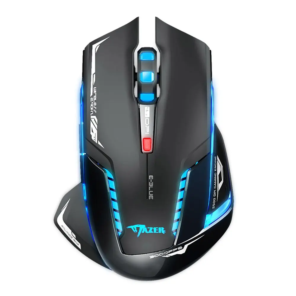 e-3lue 2500 dpi optical led wireless gaming mouse for pc and mac, black (ems152bk) mouse driver