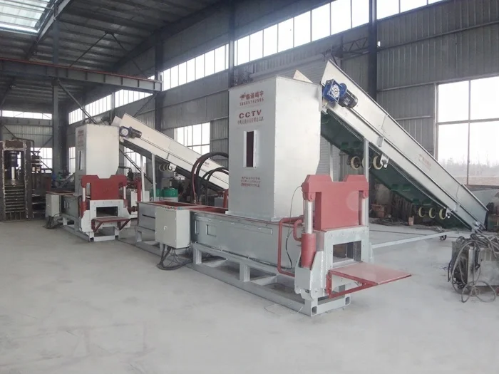 wood chip block making machine