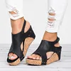 A0686T New goods fashion women platform sexy ladies fancy high heel wedge sandals shoes