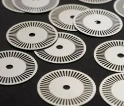 Absolute Rotary Encoder Disk with Concentric Circle Pattern