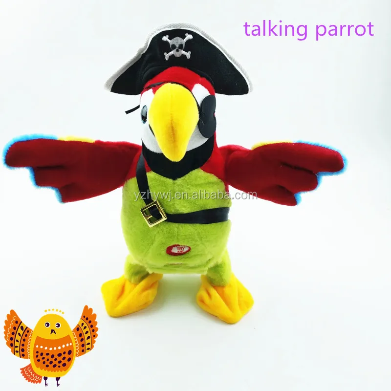 stuffed pirate parrot