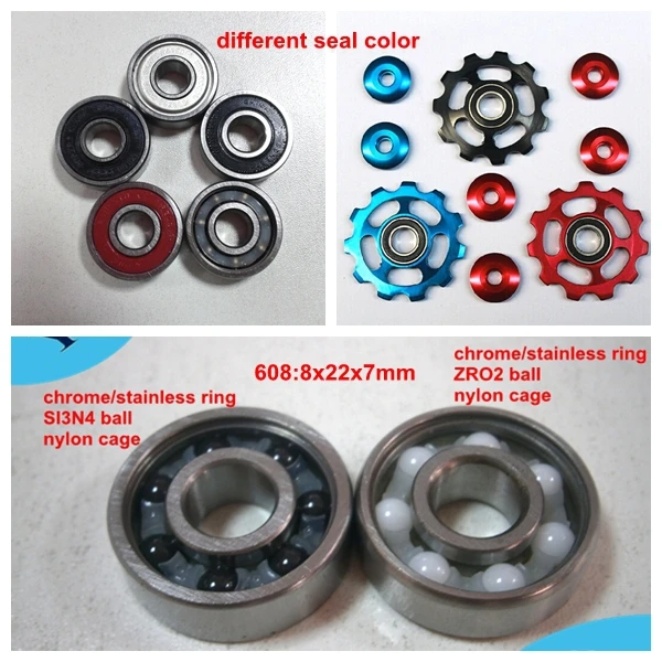 Bike Transmission Bearing 16x31x10 Ceramic Hybrid Ball Bearing 163110