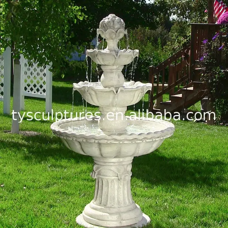 Hot Sale Custom 3 Tier Layers Nature Stone Fountain Buy 3 Tier Stone