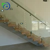 Factory Price Easy Diy Install Wood Tread Indoor L Shaped Stainless Steel Luxury Stair