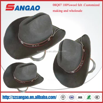 Wholesale Perfect Large Black Western Cowboy Hat For Women And Man With Leather And Helmet Light Up - Buy Western Cowboy Hat,Walmart Cowboy