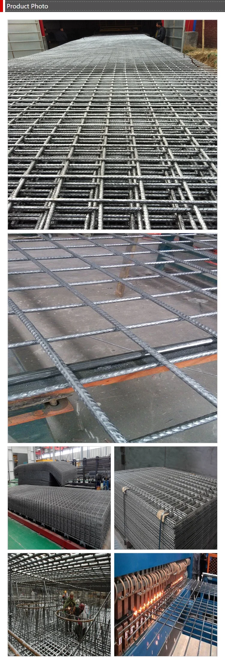 As4671 500L Rebar SL92/82/72/62 Reinforcing Mesh for Concrete
