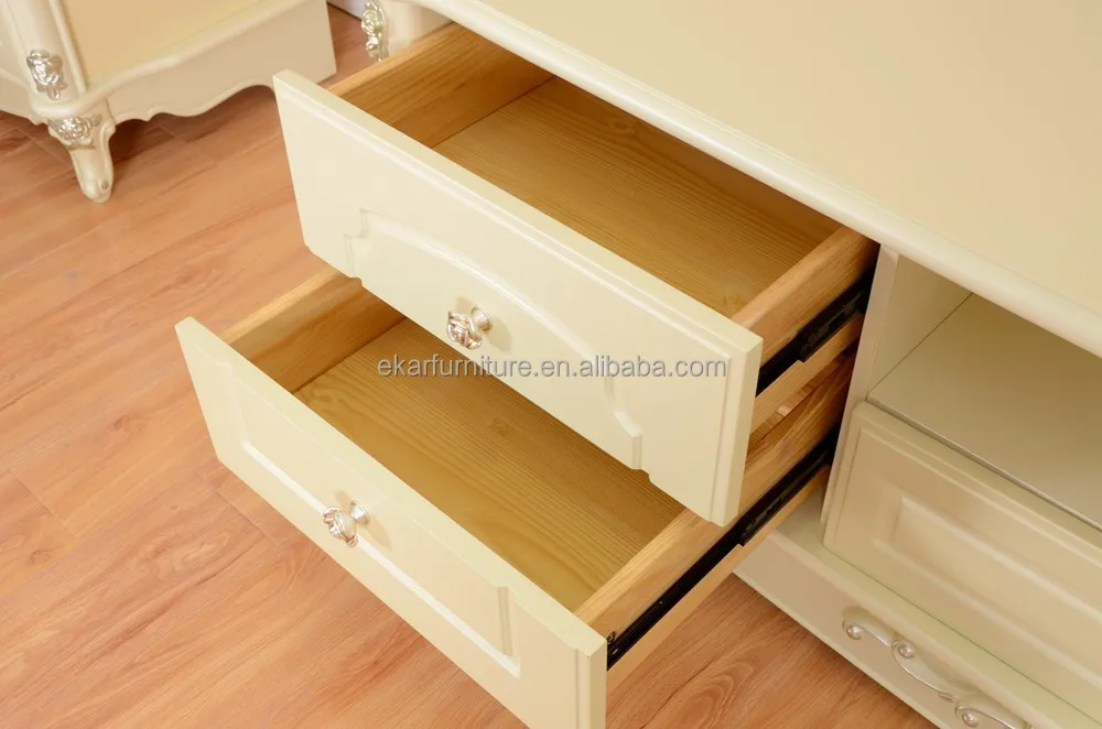 Klassische weiÃe holz tv tisch billig wohnzimmer tv steht eu luxus ...