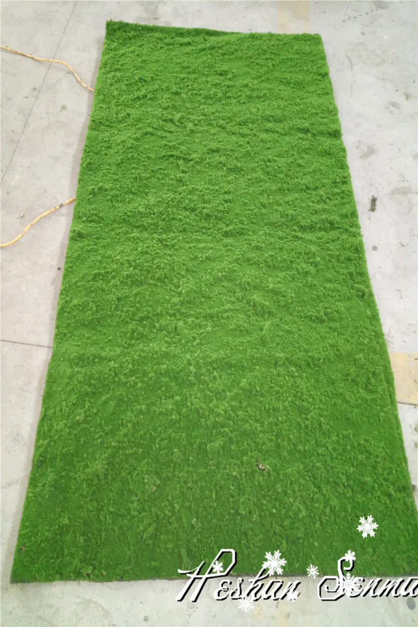 New Product Artificial Decorative Moss Moss Carpet Plastic Moss Mat