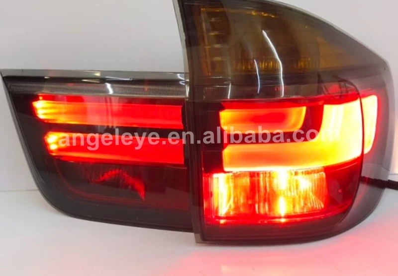 For BMW X5 E70 2007-2013 Rear Lamp SN smoke Black