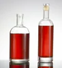 Wholesale 1000ml 750ml 500ml 375ml Vodka Spirit Glass Bottle for Liquor with cork