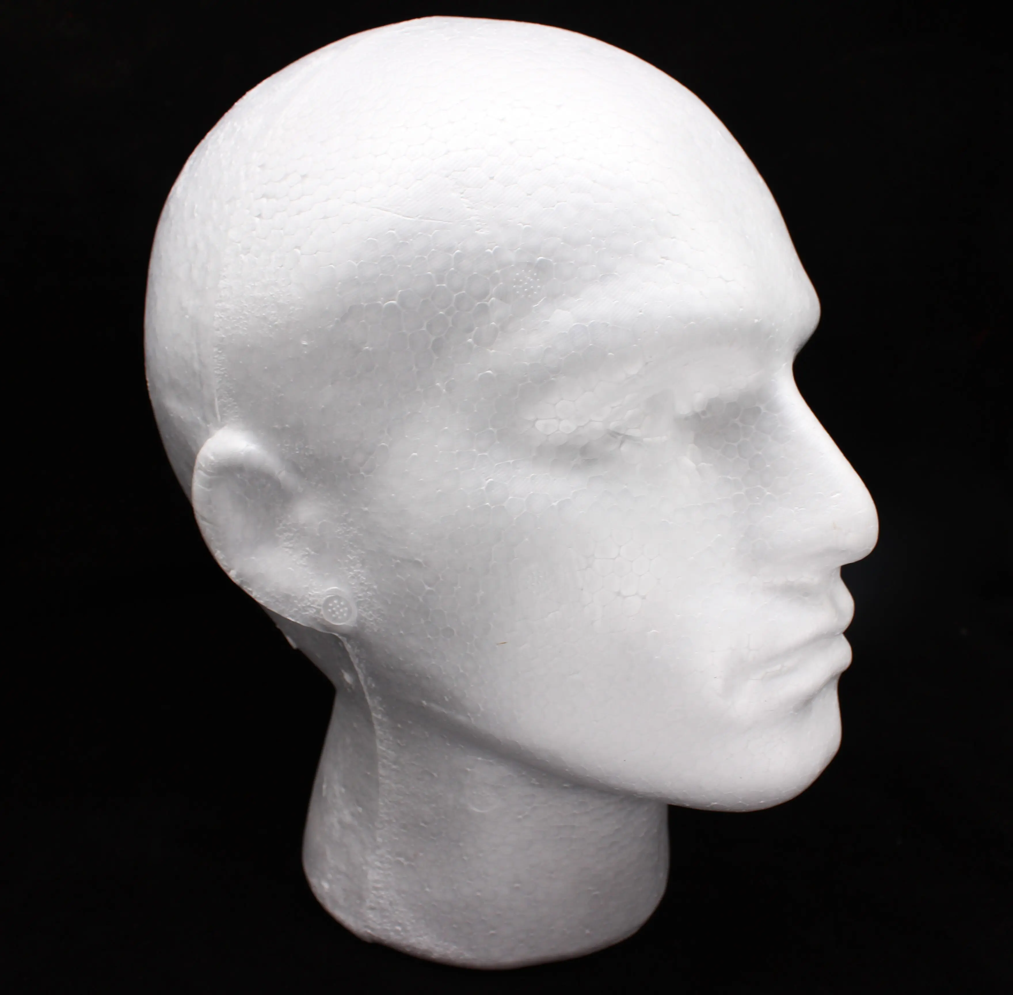 styrofoam head with ears