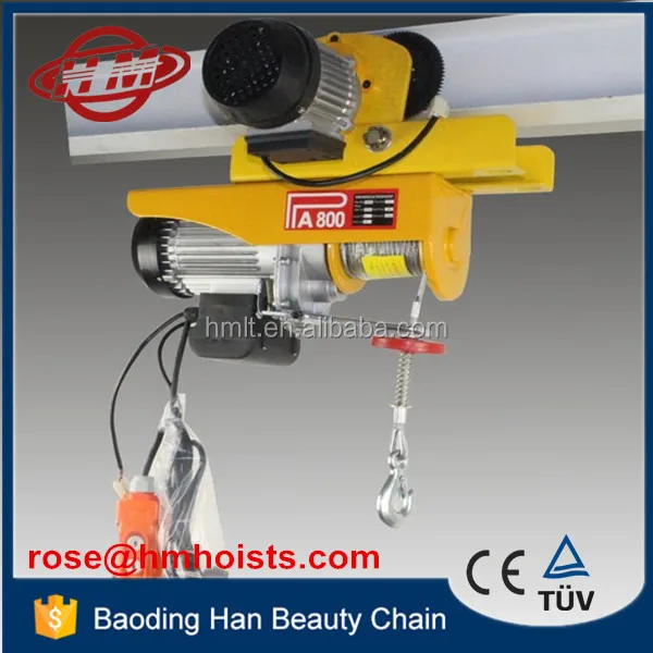 Hgs-b Type Portable Mini Electric Wire Rope Hoist 150kg, View Portable 