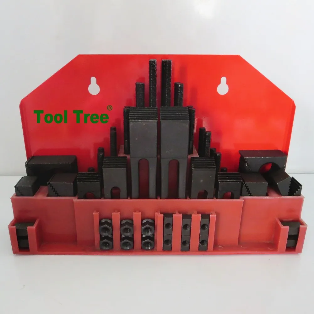 Milling Machine Clamping Set M16 52pce Mill Clamp Kit Vice Buy