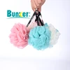 Hot Sale Large Size Color Bath Shower Wash Body Exfoliate Puff Sponge Mesh Net Ball