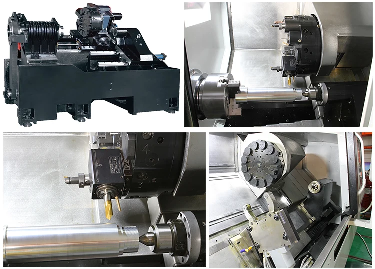 FANUC system cnc turning lathe IHT516 slant bed cnc lathe machine