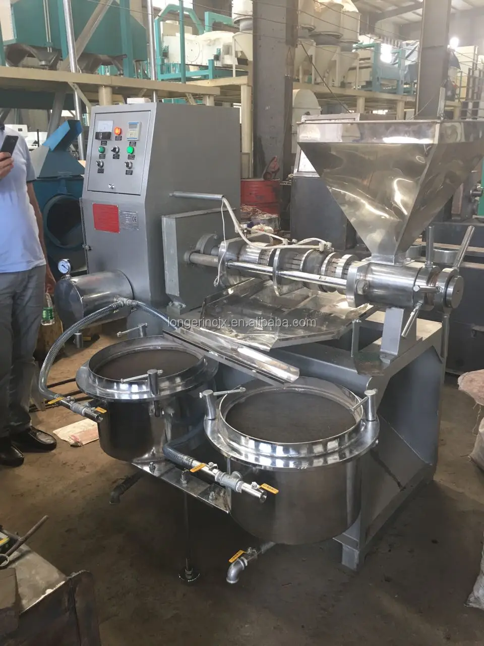 Automatic South Africa Cold Olive Oil Extraction Machine Sunflower