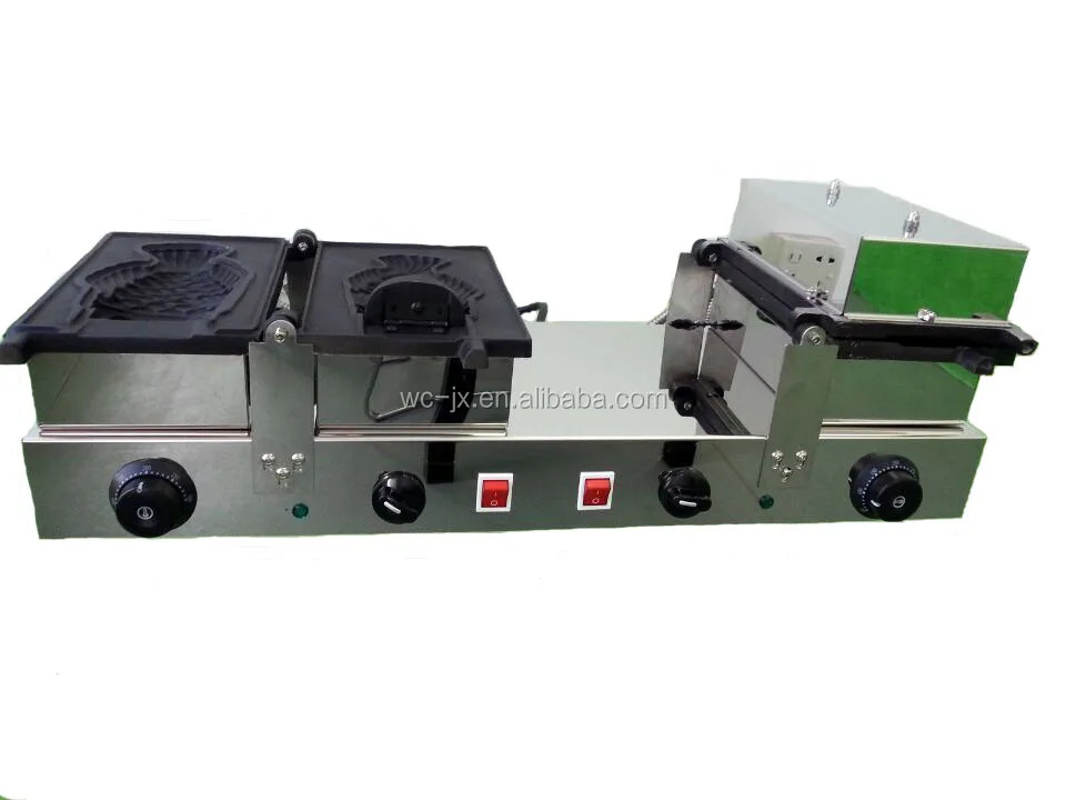 Commercial Waffle Maker Korea Taiyaki Big Fish Shape Cake Baker For