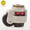Lockable Universal leveling business machine caster locking adjustable castor wheel