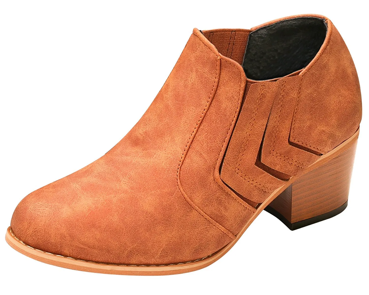 low heel booties cheap