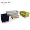 Northern European sectional fabric sleeper sofa