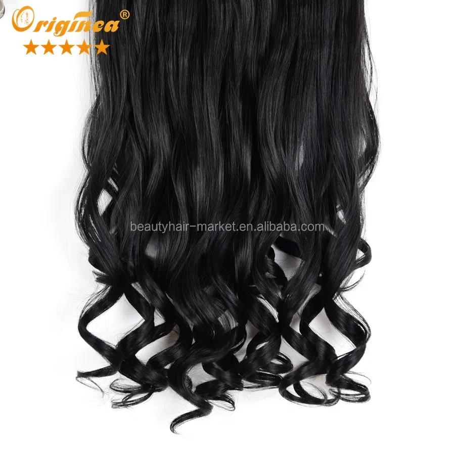 Tangle Free Weave Fake Hair Synthetic Hair Weaves Extensions Color