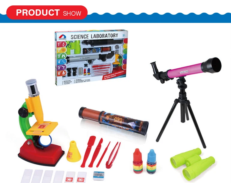 60x Astronomical Telescope Toy Set Science Experiments Children With