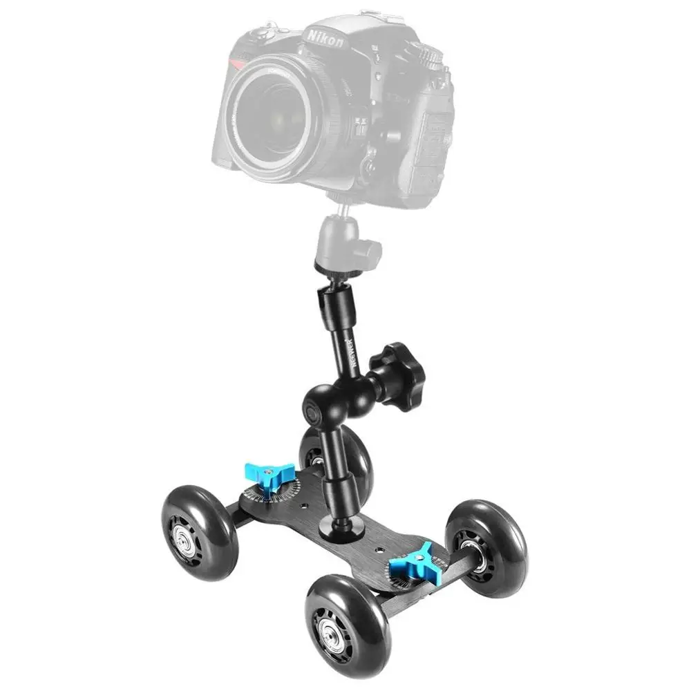 Aluminum Four-wheels Camera Dolly Slider For Iphone Or Dslr Studio ...