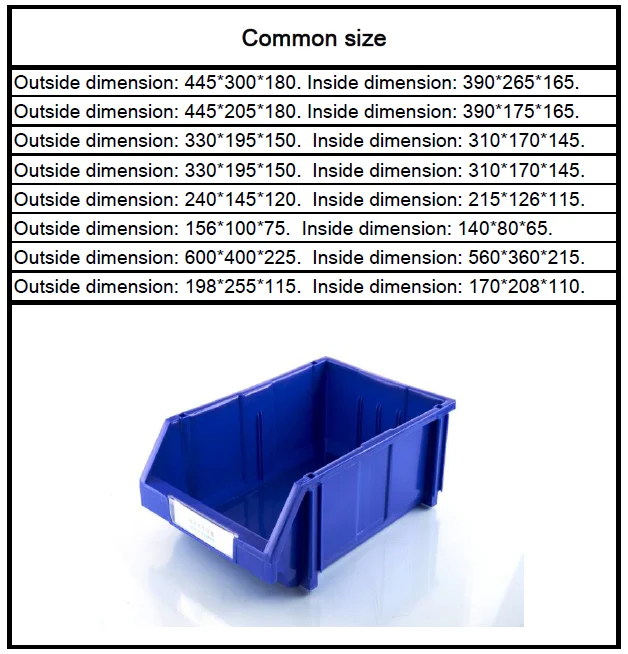 Large Plastic Box Storage Containers Spare Parts Storage Bin Buy