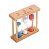 New Wooden Hourglass Timers 1/3/5 Minutes Sand Timer for Tea Egg Sandglass Sand Clock Timer