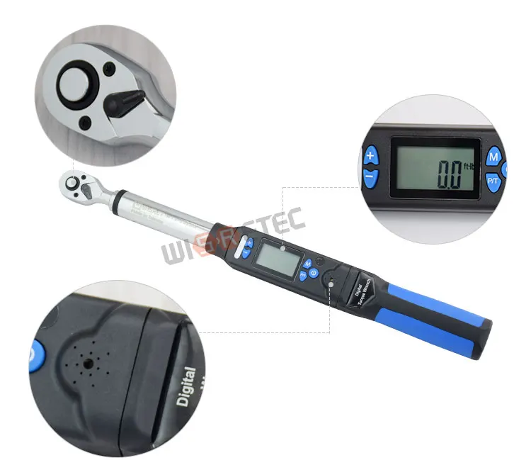 Wisretec Electronic Digital Torque Wrench The 10groups Can Be Preset