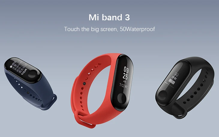 xiaomi band 3 smartwatch