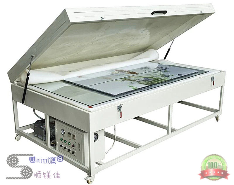 
Laminated glass vacuum furnace for art glass 