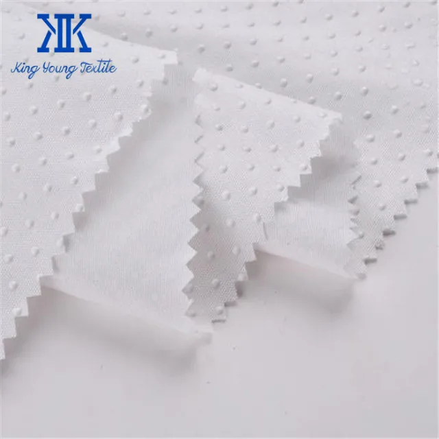 Silicone Gel Dotted Polyester Pongee / Silicone Print On Fabric